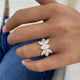 Ring 3.3ct TCW, 14K Gold