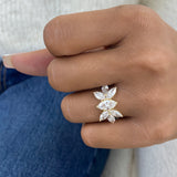 Ring 3.3ct TCW, 14K Gold