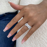 Limine Ring 2.5 ct TCW , Solid Gold 14k