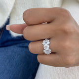Limine Ring 2.5 ct TCW , Solid Gold 14k