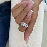 Limine Ring 2.5 ct TCW , Solid Gold 14k