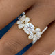 Diamond Cluster Ring 2.5 ct TCW Yellow Gold