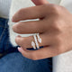 Ring 2.8ct TCW, 14K Gold