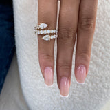 Ring 2.8ct TCW, 14K Gold