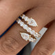 Diamond Wrap Ring 2.7 ct Yellow Gold