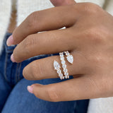 Ring 2.8ct TCW, 14K Gold