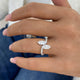 Ring 1.8ct TCW, 14K Gold