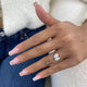 Toi-et Moi Ring 1.3 ct TCW , Solid Gold 14k