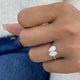 Toi-et Moi Ring 1.3 ct TCW , Solid Gold 14k