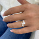 3 Stone Ring 1.6 ct TCW , Solid Gold 14k