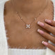 Diamond Pendant Necklace 1.3 ct Rose Gold
