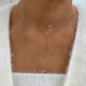 Diamond Pendant Necklace 2.6 ct White Gold
