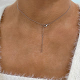 Diamond Pendant Necklace 1.9 ct White Gold