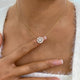 Diamond Pendant Necklace 1.6 ct Yellow Gold