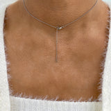 Diamond Pendant Necklace 1.4 ct White Gold