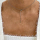 Diamond Pendant Necklace 1.4 ct White Gold