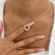 Diamond Pendant Necklace 1.4 ct Yellow Gold