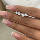 Diamond Post-On Earrings 1.8 ct White Gold