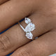 Diamond 3-Stone Ring 1.5 ct White Gold