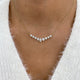 Diamond Charm Necklace 2.6 ct Yellow Gold