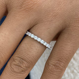 Diamond Eternity Ring 1.5 ct White Gold