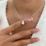 Diamond Pendant Necklace 2 ct White Gold
