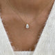 Diamond Pendant Necklace 2 ct Yellow Gold