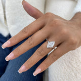 Solitaire Engagement Ring 1ct TCW, 14K Gold