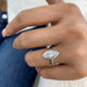 Solitaire Engagement Ring 1ct TCW, 14K Gold