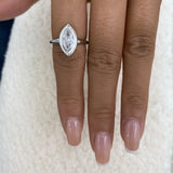 Solitaire Engagement Ring 1ct TCW, 14K Gold