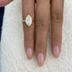 Bezel Engagement Ring 1ct TCW, 14K Gold