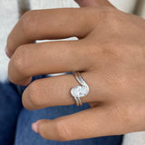 Novera Ring 1 ct TCW , Solid Gold 14k