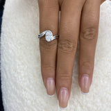 Novera Ring 1 ct TCW , Solid Gold 14k
