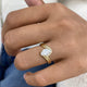 Sylara Ring 1 ct TCW , Solid Gold 14k
