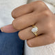 Sylara Ring 1 ct TCW , Solid Gold 14k