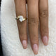 Sylara Ring 1 ct TCW , Solid Gold 14k
