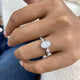 Lumivére Ring 1.8 ct TCW , Solid Gold 14k