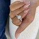 Lumivére Ring 1.8 ct TCW , Solid Gold 14k