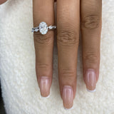 Lumivére Ring 1.8 ct TCW , Solid Gold 14k
