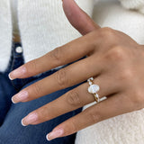 Liora Ring 1.8 ct TCW , Solid Gold 14k