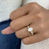 Liora Ring 1.8 ct TCW , Solid Gold 14k