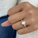 Liora Ring 1.8 ct TCW , Solid Gold 14k
