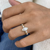 Amarisse Ring 1.3 ct TCW , Solid Gold 14k