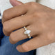 Amarisse Ring 1.3 ct TCW , Solid Gold 14k
