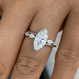 Evaria Diamond Engagement Ring 2.3 ct TCW