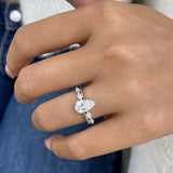 Celara Ring 1.3 ct TCW , Solid Gold 14k