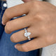 Celara Ring 1.3 ct TCW , Solid Gold 14k