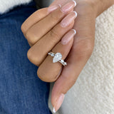 Celara Ring 1.3 ct TCW , Solid Gold 14k