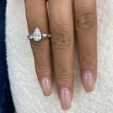 Celara Ring 1.3 ct TCW , Solid Gold 14k