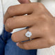 Amoria Ring 1.5 ct TCW , Solid Gold 14k